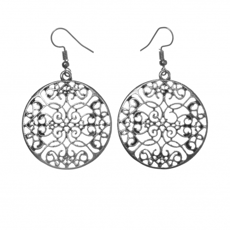 Cercei Zamac model Mandala Circulara [0]