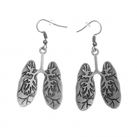 CERCEI ZAMAC - Cercei Zamac în Forma de Plămâni