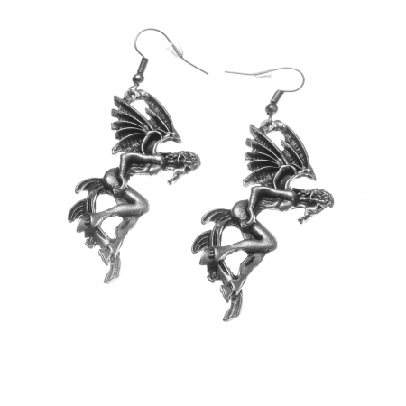 Cercei Zamac în Forma de Înger Decăzut [1]