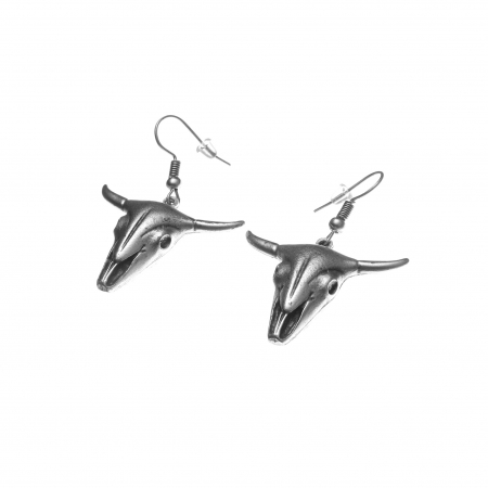 Cercei Zamac in Forma de Craniu de Bivol [1]