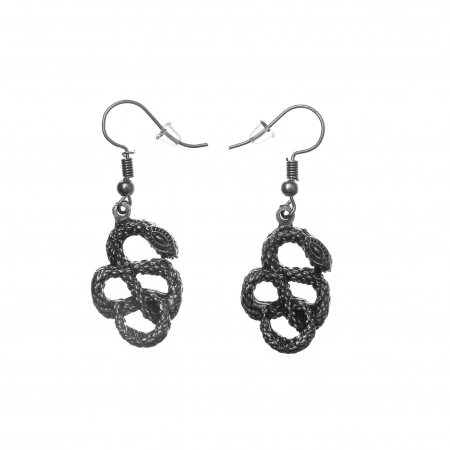 CERCEI ZAMAC - Cercei Zamacin Forma de Serpi Antici