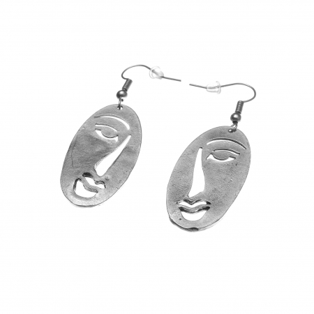 Cercei Zamac in Forma unei Fete Feminine [1]