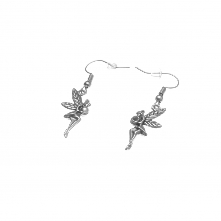 Cercei Zamac in Forma de Zana cu o Perla [1]