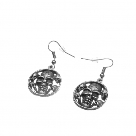 Cercei Zamac cu Cranii [1]