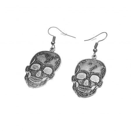 Cercei Zamac in Forma unui Craniu Detaliat [1]