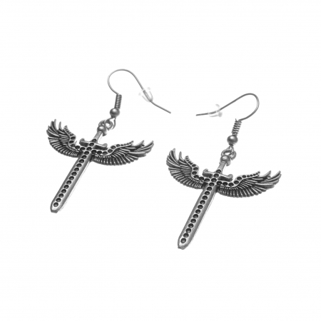 Cercei Zamac in Forma de Sabie cu Aripii [1]