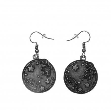 CERCEI ZAMAC - Cercei Zamac cu un Astronaut in Spatiu