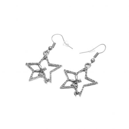 Cercei Zamac in Forma de Stea cu o Zana [1]