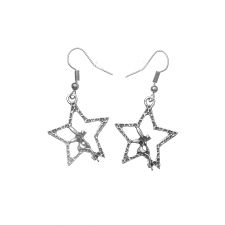CERCEI ZAMAC - Cercei Zamac in Forma de Stea cu o Zana