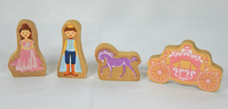 Circuit din lemn cu trenulet - Castelul din povesti [4]