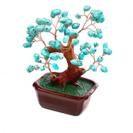 Copac Feng Shui mare cu pietre semipretioase - turcoaz Peruzea [3]