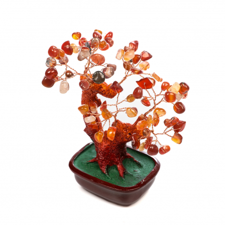 Copac Feng Shui mare cu pietre semipretioase - Carneol [5]