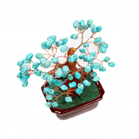 Copac Feng Shui mare cu pietre semipretioase - turcoaz Peruzea [4]