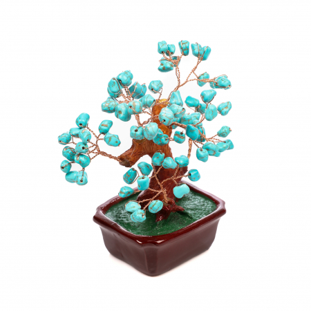 Copac Feng Shui mare cu pietre semipretioase - turcoaz Peruzea [5]