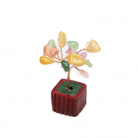 Copac Feng Shui foarte mic cu mix de pietre semipretioase [1]