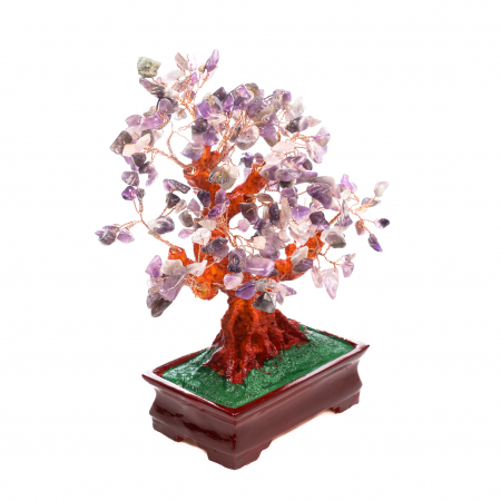 Copac Feng Shui foarte mare cu pietre semipretioase - Ametist [2]