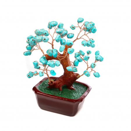 Copac Feng Shui mare cu pietre semipretioase - turcoaz Peruzea [2]