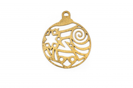 Decoratiune din lemn aurie [1]