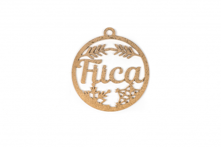 Decoratiune din lemn aurie cu - Cea mai buna fiica! [1]