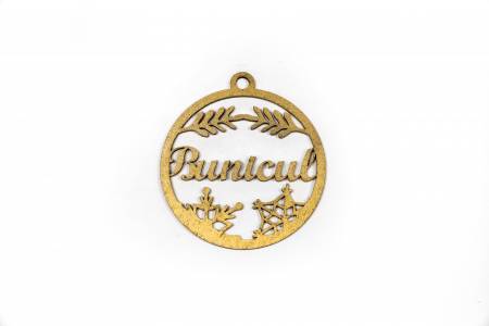 Decoratiune din lemn auriu - Cel mai bun bunic! [1]