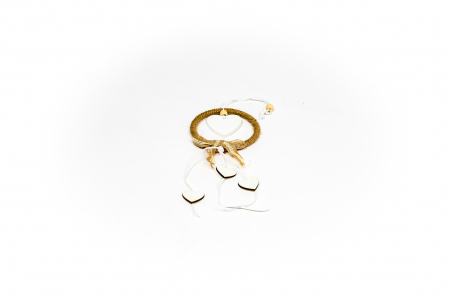 Decoratiune din lemn cerc cu inima [2]