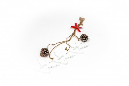 Decoratiune din lemn cu 3 ingerasi [1]