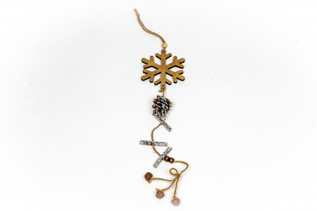 Decoratiune din lemn cu fulg [0]