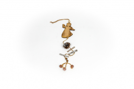 Decoratiune din lemn cu ingeras [3]