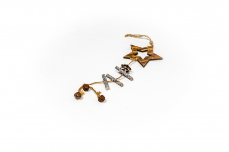 Decoratiune din lemn cu stea [1]