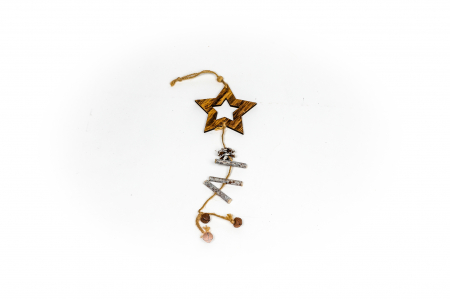 Decoratiune din lemn cu stea [3]