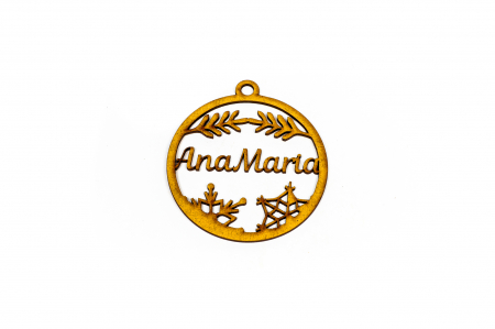 Decoratiune din lemn cu nume - Ana -Maria [0]