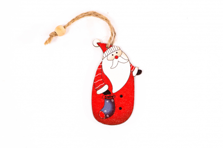 Decoratiune din lemn cu un mos [0]