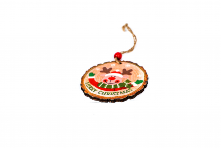 Decoratiune din lemn cu un ren [2]