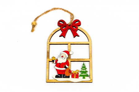 Decoratiuni cu lumina - Decoratiune din lemn Mos