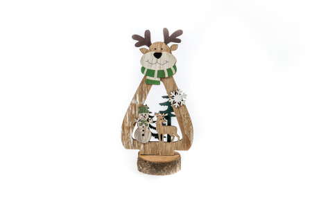 Decoratiune din lemn Ren [0]
