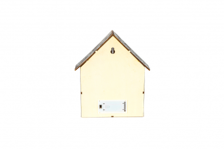 Casuta mare din lemn care lumineaza cu ren [1]