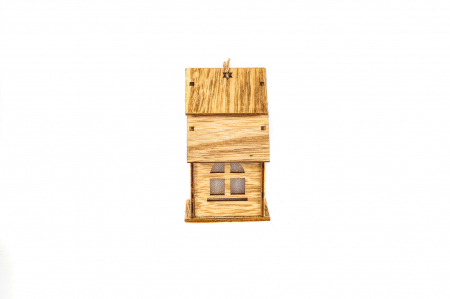 Casuta din lemn cu Mos Craciun [2]