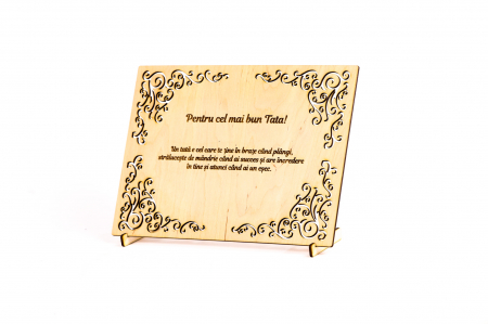 Diploma personalizata din lemn- Pentru cel mai bun Tata! [1]