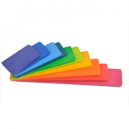 Dreptunghiuri in culorile curcubeului -Montessori [3]