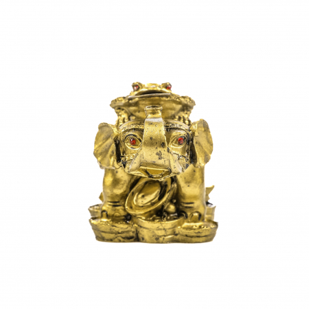 Elefantul cu broasca pentru bunastare, noroc si fertilitate - mic [4]