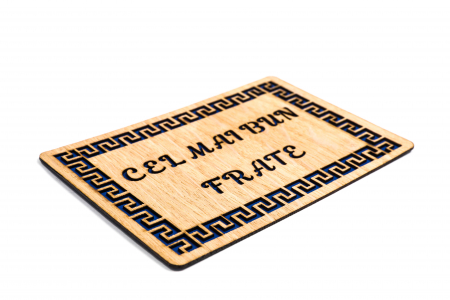 Felicitare personalizata din lemn - Cel mai bun frate! [1]