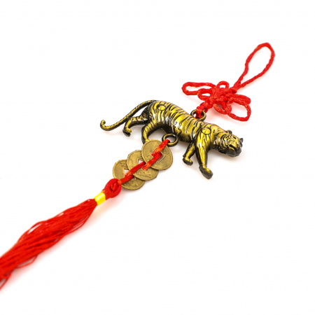 Amuleta Feng Shui cu Tigru si monede chinezesti [2]