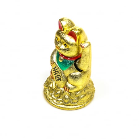 Statueta Feng Shui Pisica aurie pentru prosperitate [3]