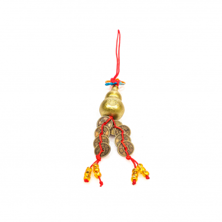 Amuleta Feng Shui Wu Lou cu monede chinezesti [1]