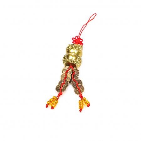 Amuleta Feng Shui cu Bufnita si monede chinezesti [1]