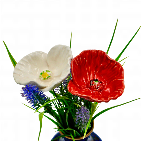 Floare Ceramica MAC Roz- mare [2]