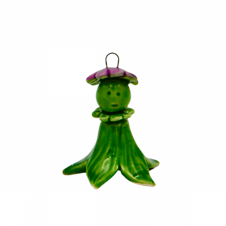 Flori din ceramica - Floare Ceramica Zana Florilor -Mov - mare