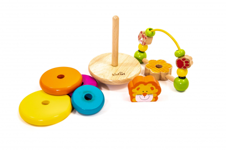 Girafa din lemn - jucarii Montessori [1]