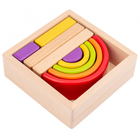 Puzzle din figuri geometrice - jucarii Montessori [1]