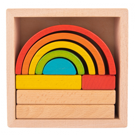 Puzzle din figuri geometrice - jucarii Montessori [0]